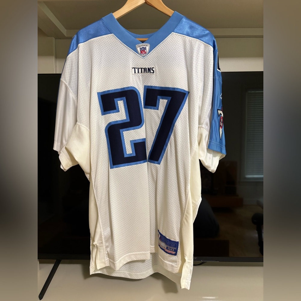 Autographed Reebok NFL EDDIE GEORGE Tennessee TITANS NWT size 50